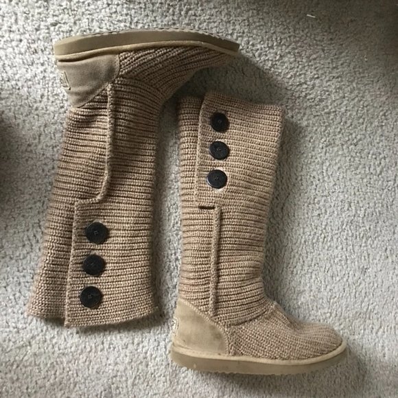UGG Shoes - Ugg Knit High Knee Boots W8